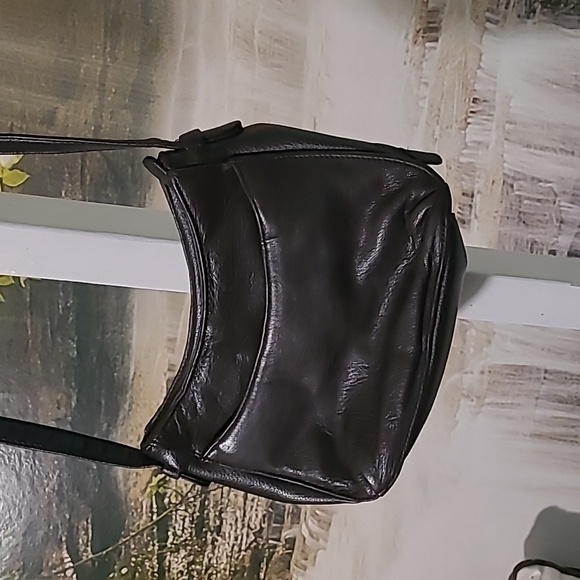 St. John's Bay Handbags - St Johns Bay genuine leather dark brown purse crossbody over the shoulder